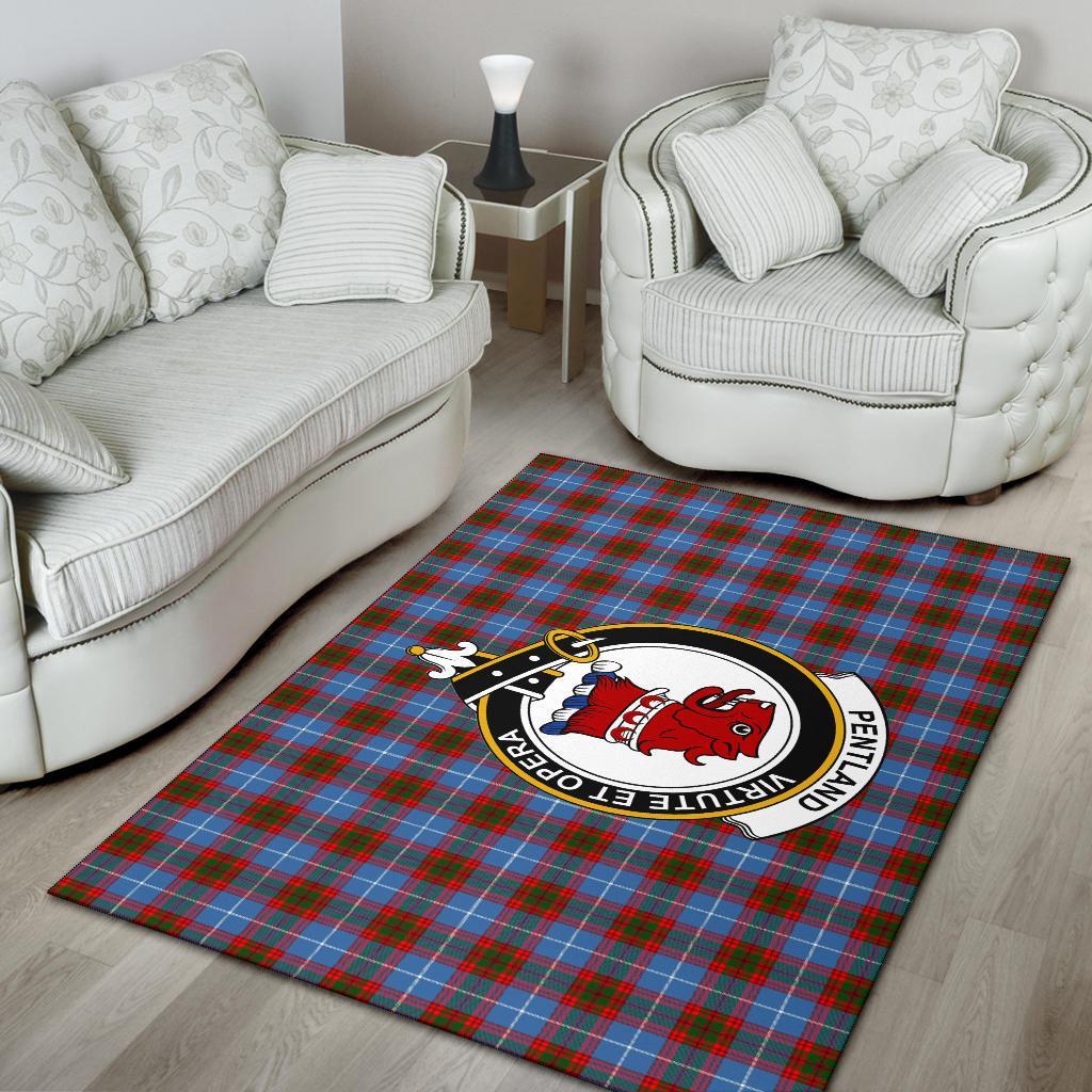 Pentland Tartan Crest Area Rug