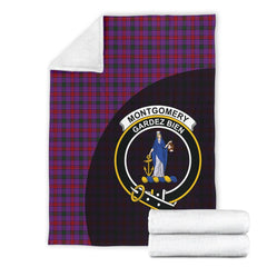 Montgomery Modern Tartan Crest Blanket Wave Style