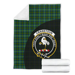 Cranstoun Tartan Crest Blanket Wave Style