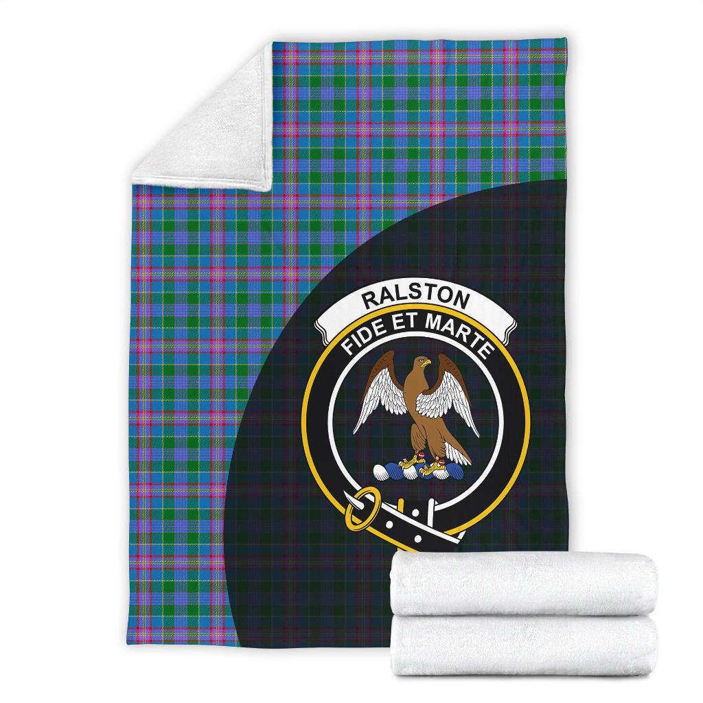 Ralston Tartan Crest Blanket Wave Style