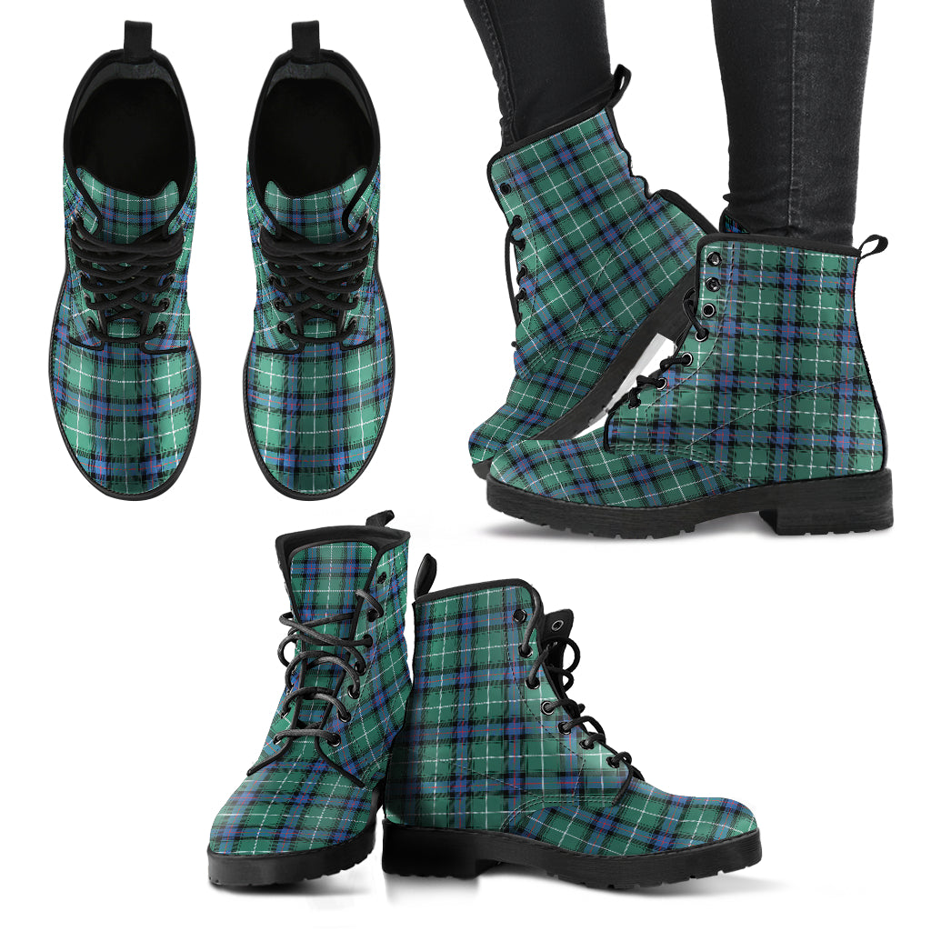 MacDonald Of The Isles Hunting Ancient Tartan Leather Boots - SP