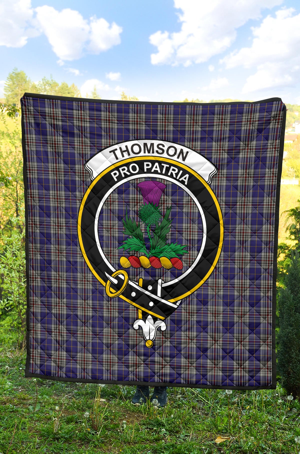 Thompson Variant Tartan Crest Quilt - SP