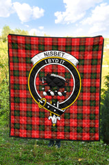 Nisbet Modern Tartan Crest Quilt SP