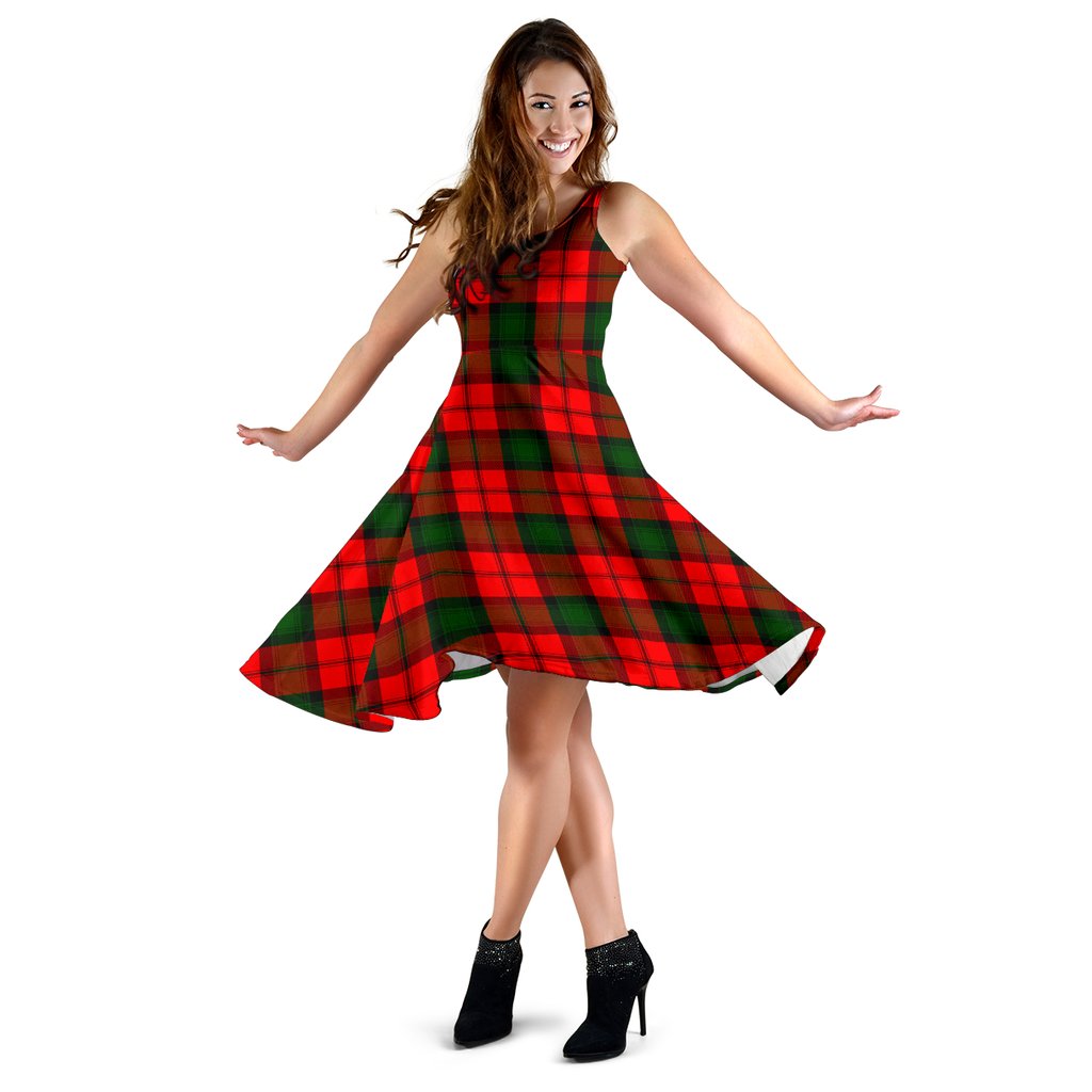 Kerr Modern Tartan Midi Dress