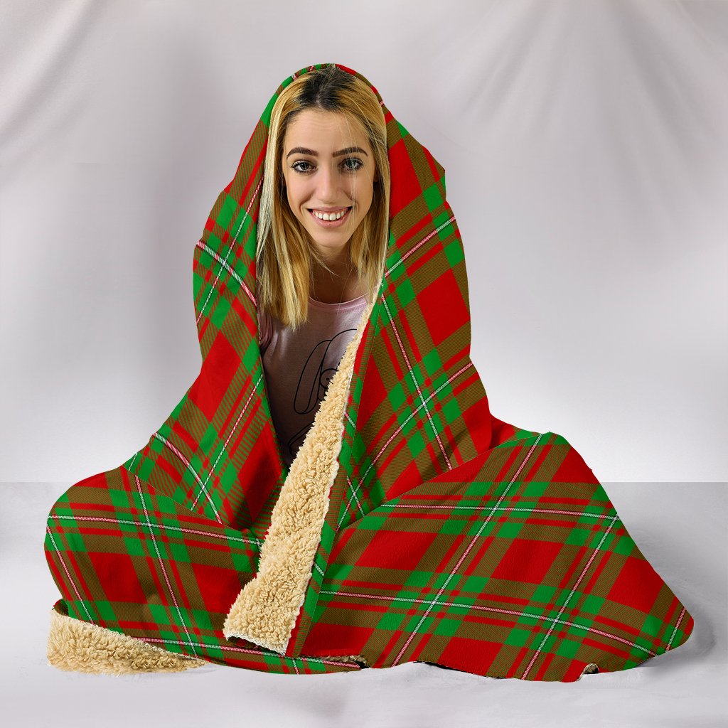 MacGregor Modern Tartan Hooded Blanket