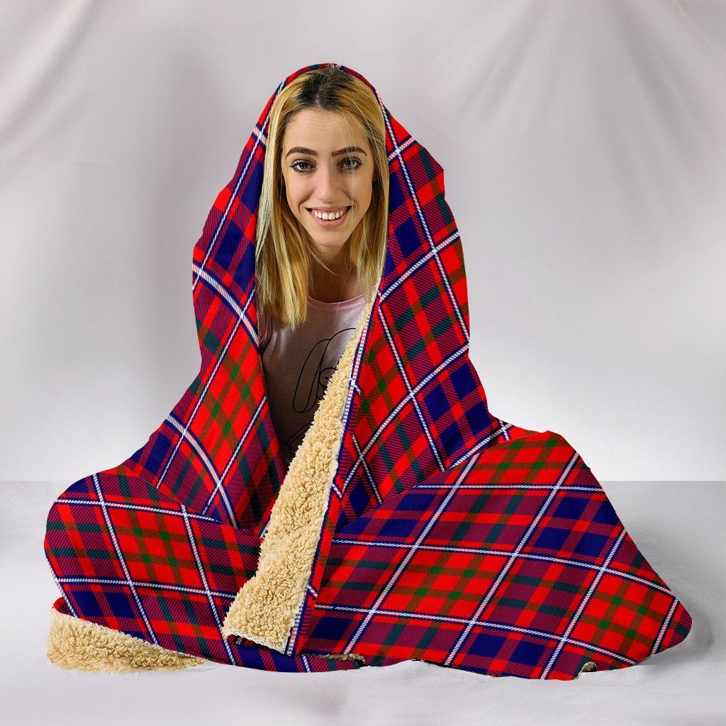 Cameron of Lochiel Modern Tartan Hooded Blanket