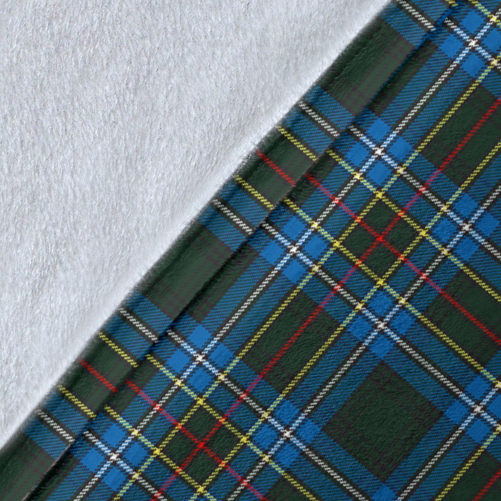 Cockburn Family Tartan Crest Blanket - 3 Sizes