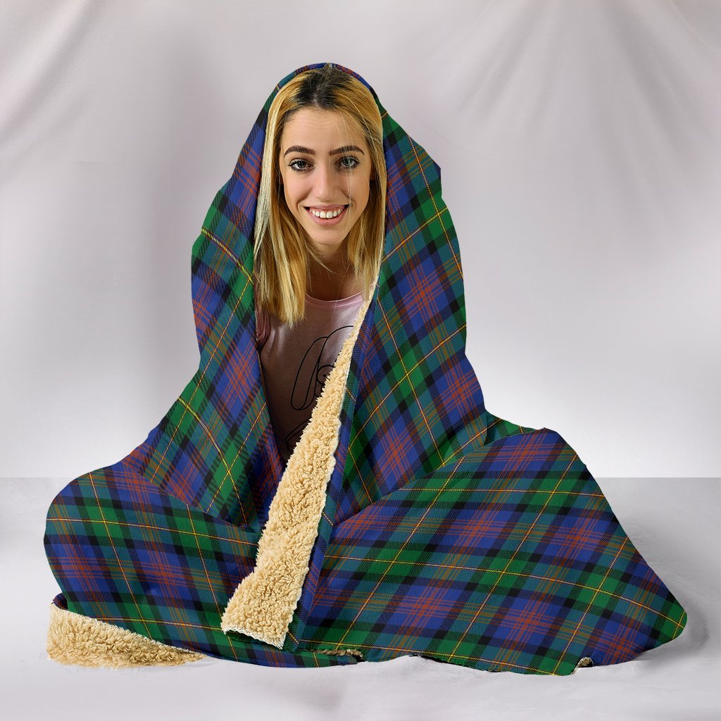 Logan Ancient Tartan Hooded Blanket