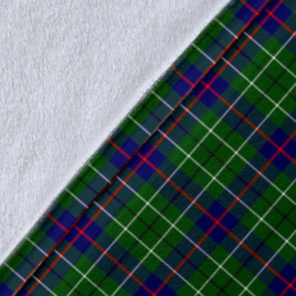 Duncan Modern Tartan Crest Blanket - 3 Sizes