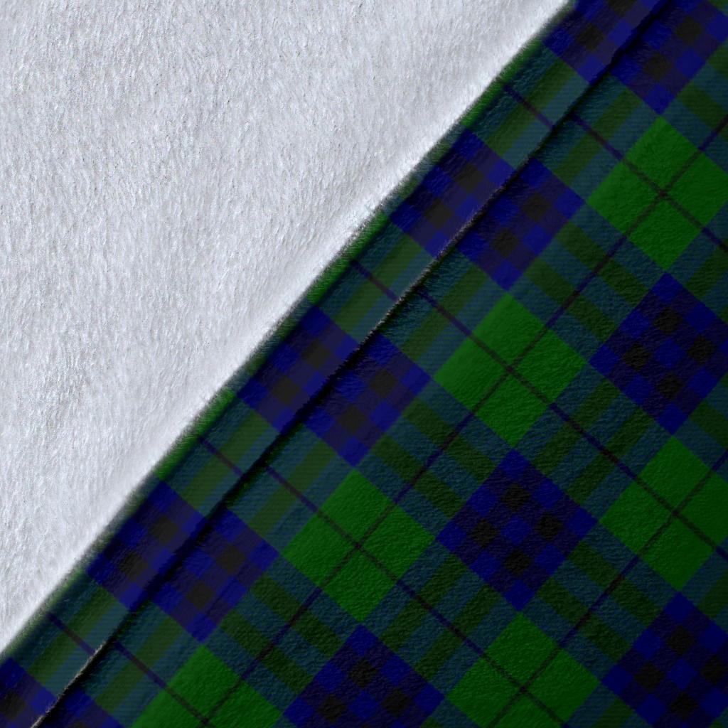 Keith Modern Tartan Crest Blanket - 3 Sizes
