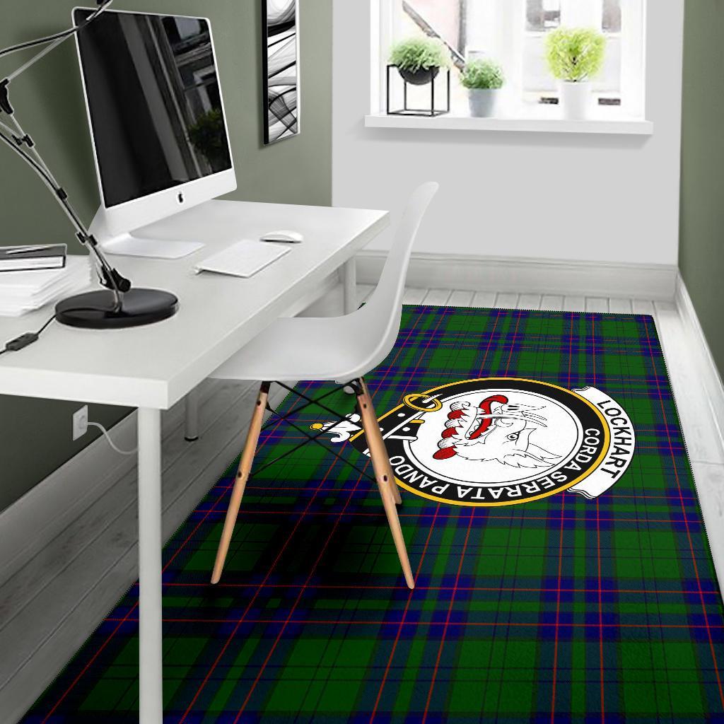 Lockhart Tartan Crest Area Rug