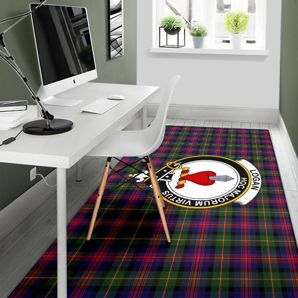 Logan Tartan Crest Area Rug