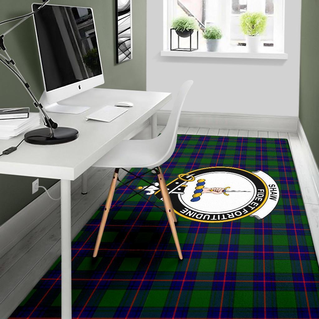 Shaw (Of Tordarroch) Tartan Crest Area Rug