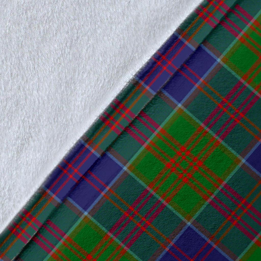 Stewart of Appin Hunting Modern Tartan Crest Blanket Wave Style