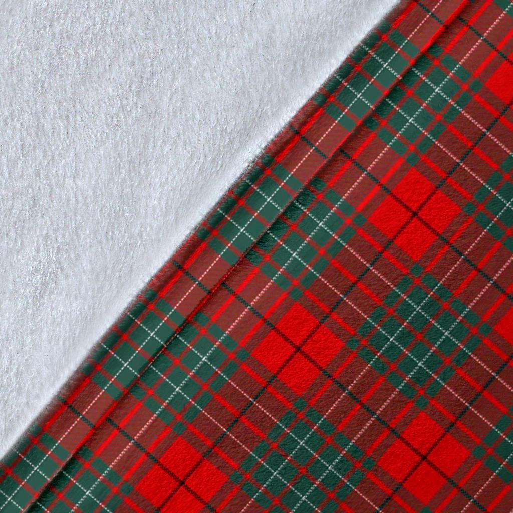 Cumming Modern Tartan Crest Blanket Wave Style