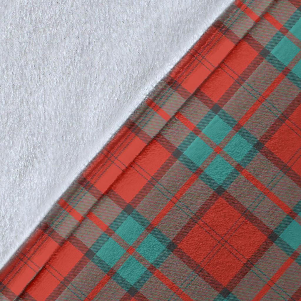 Dunbar Ancient Tartan Crest Blanket Wave Style