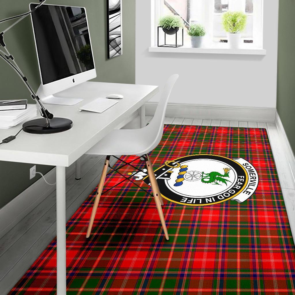 Somerville Tartan Crest Area Rug