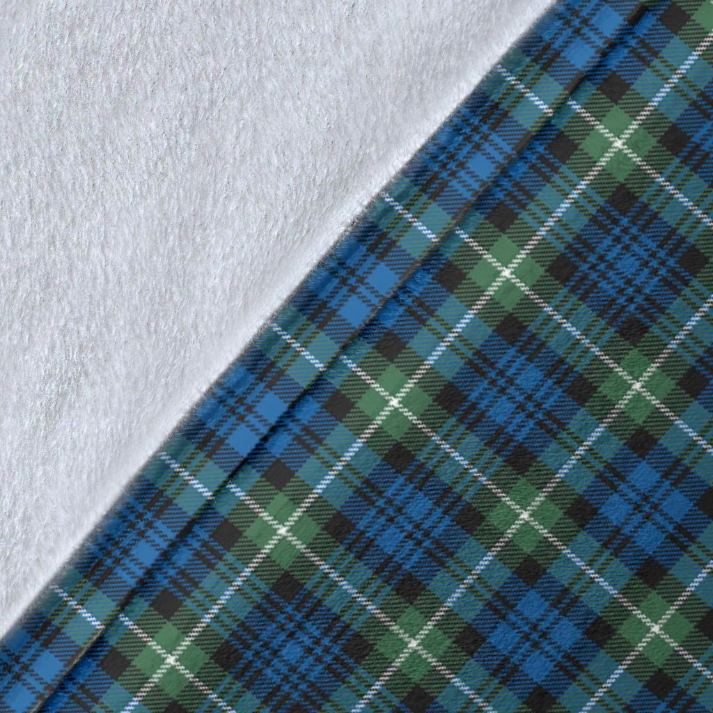 Lamont Ancient Tartan Crest Blanket Wave Style