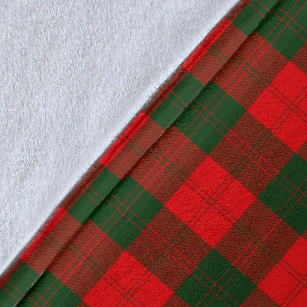 Erskine Modern Tartan Crest Blanket Wave Style