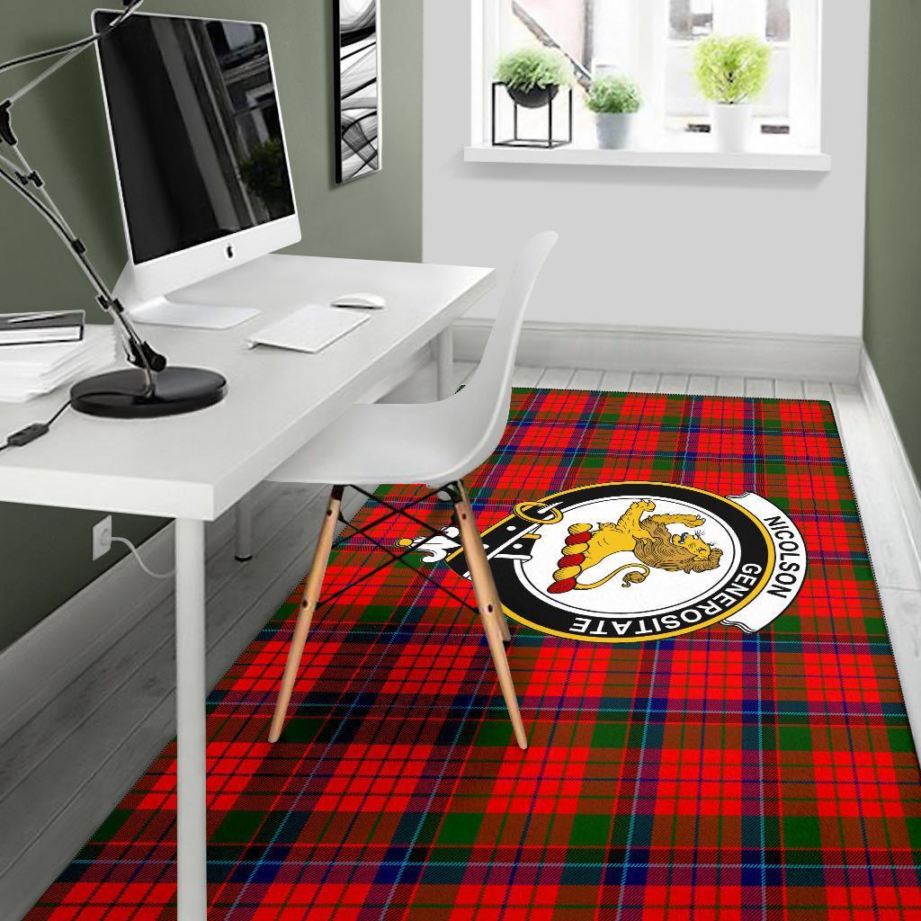 Nicolson Tartan Crest Area Rug