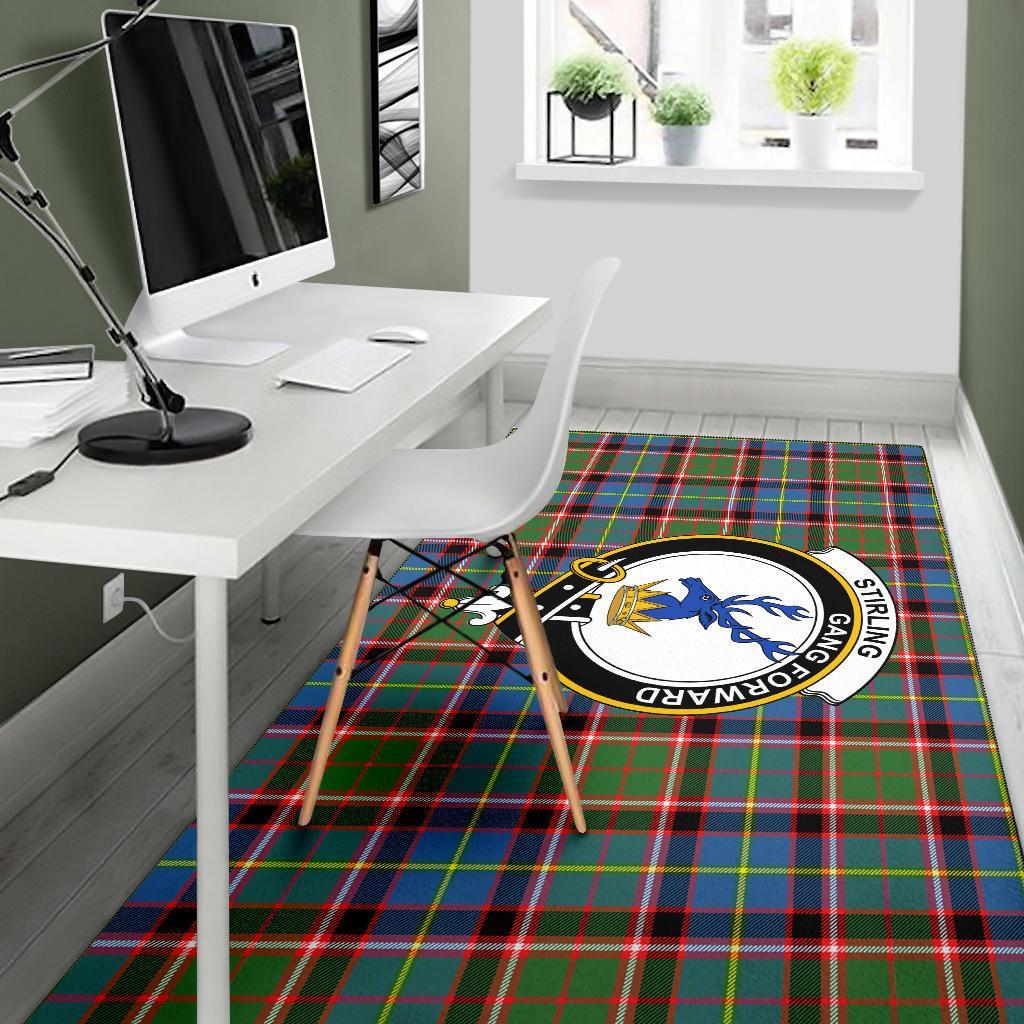 Stirling (Of Cadder-Present Chief) Tartan Crest Area Rug