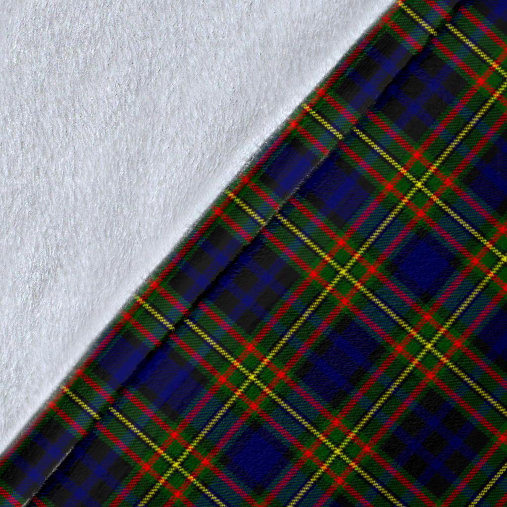Clelland Modern Tartan Crest Blanket Wave Style