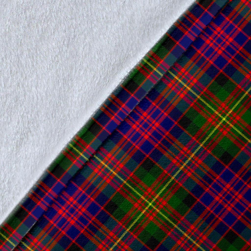 Carnegie Modern Tartan Crest Blanket Wave Style