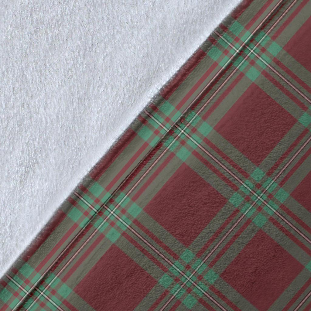 MacGregor Hunting Ancient Tartan Crest Blanket Wave Style