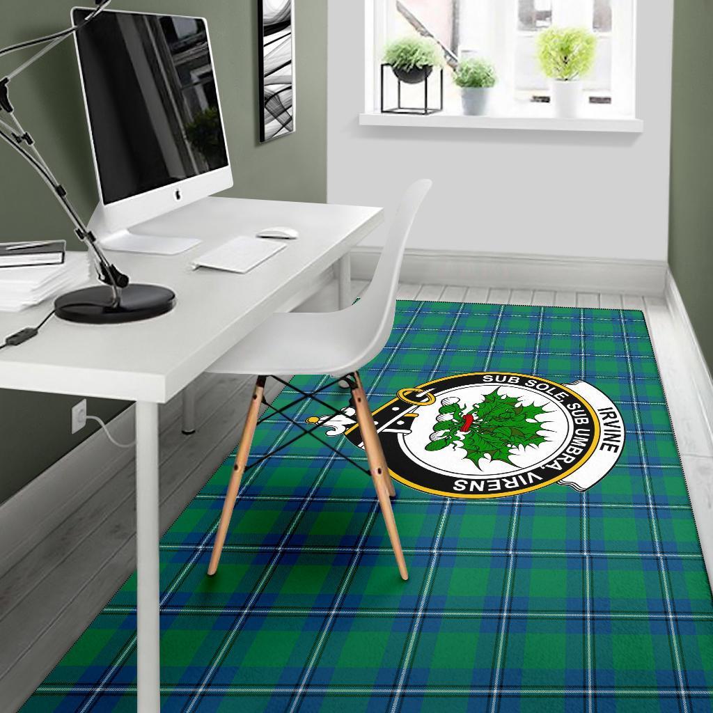 Irvine Tartan Crest Area Rug