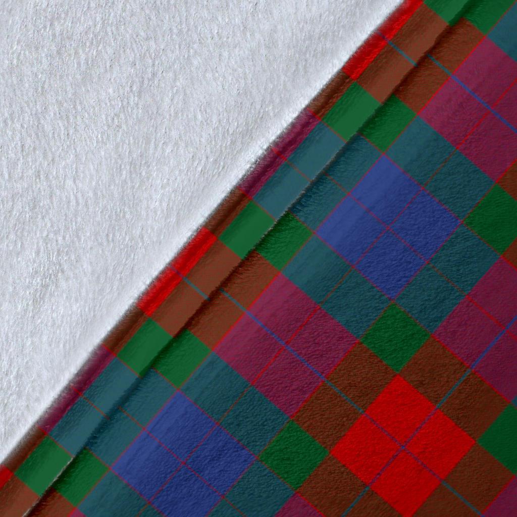 Mar Tartan Crest Blanket Wave Style