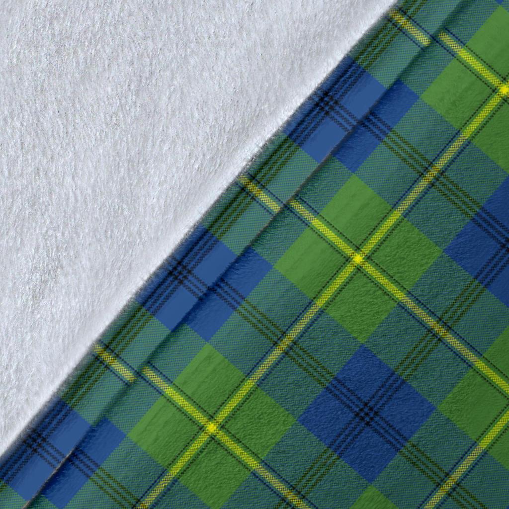 Johnston Ancient Tartan Crest Blanket Wave Style