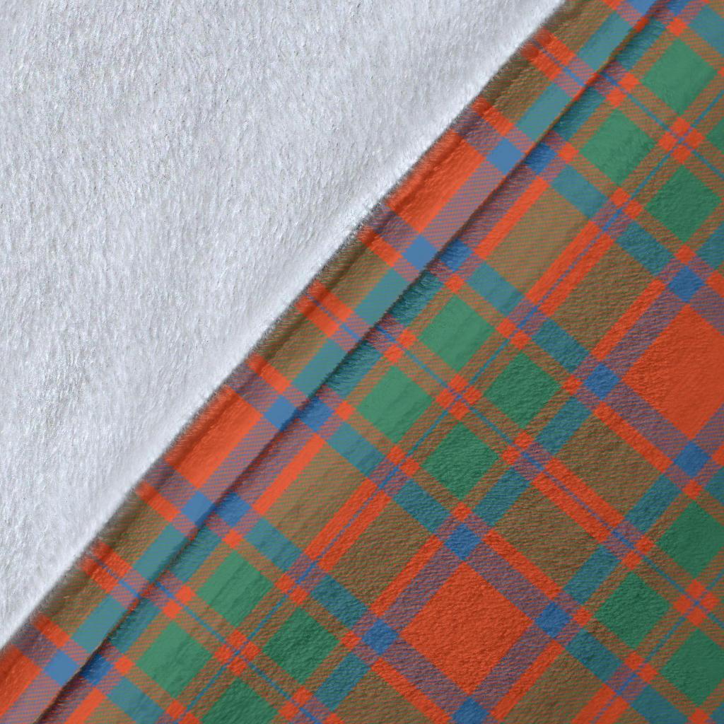 MacKintosh Ancient Tartan Crest Blanket Wave Style