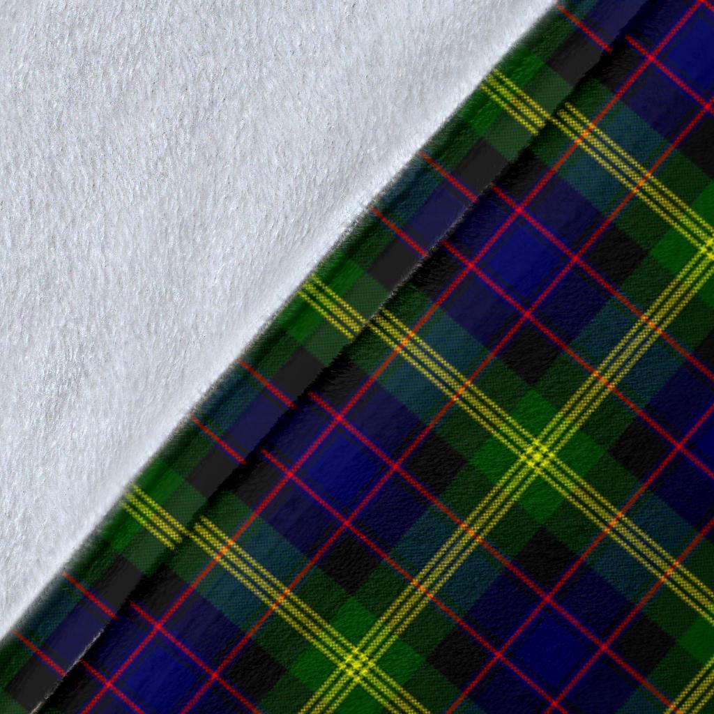 Watson Modern Tartan Crest Blanket Wave Style