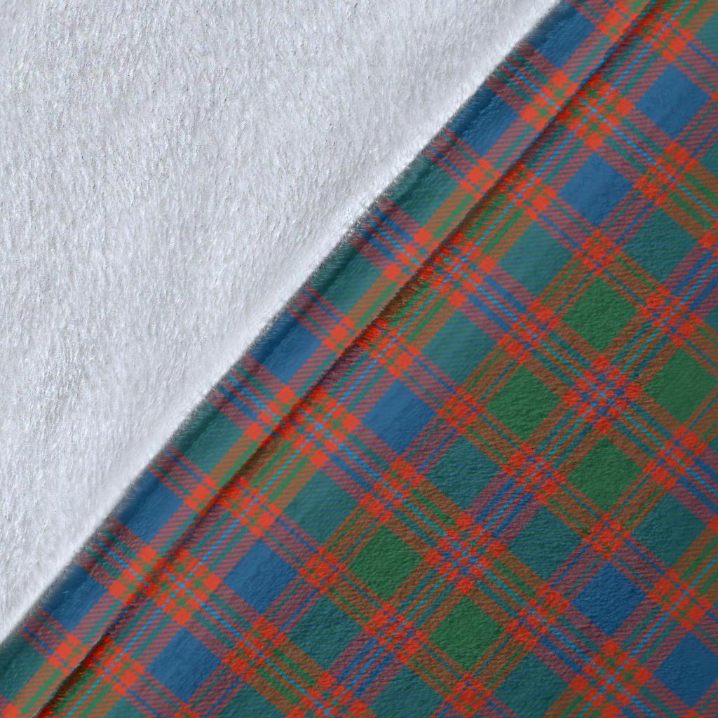 MacIntyre Ancient Tartan Crest Blanket Wave Style