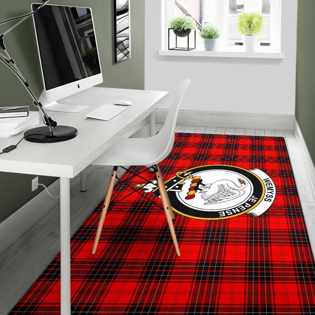 Wemyss Tartan Crest Area Rug