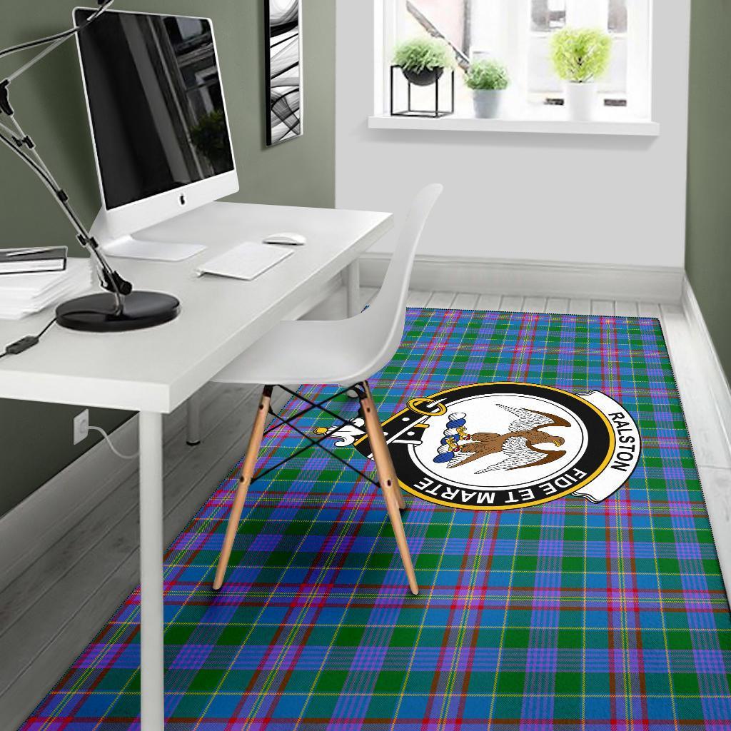 Ralston Tartan Crest Area Rug