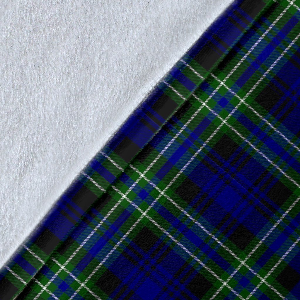 Arbuthnot Modern Tartan Crest Blanket Wave Style