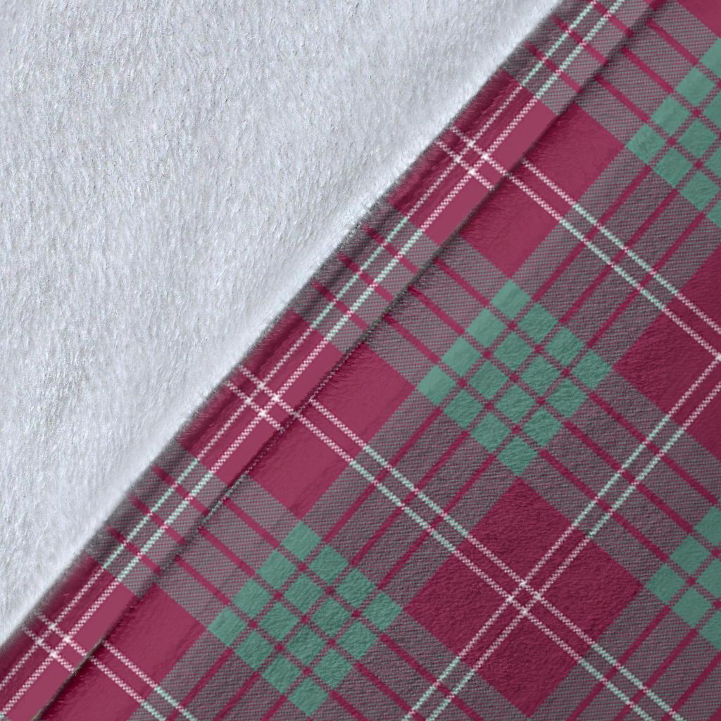 Crawford Ancient Tartan Crest Blanket Wave Style