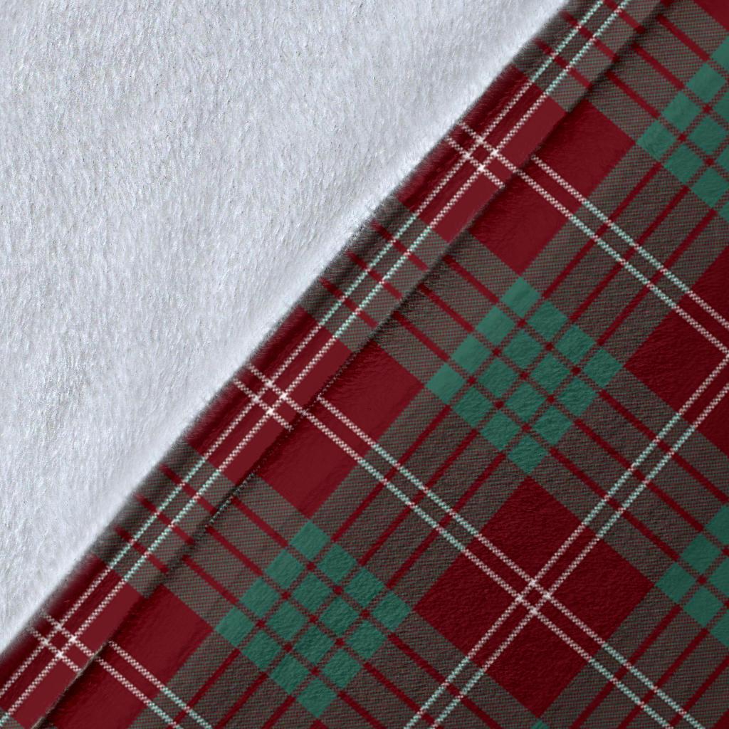 Crawford Modern Tartan Crest Blanket Wave Style