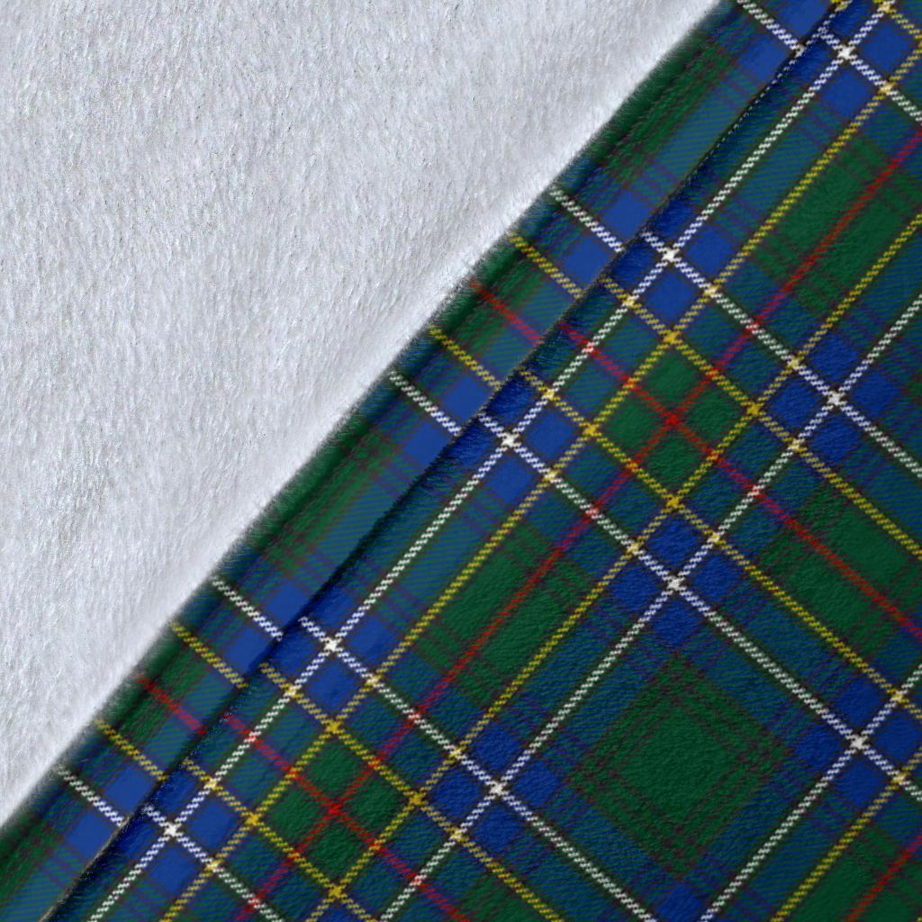 Cockburn Ancient Tartan Crest Blanket Wave Style