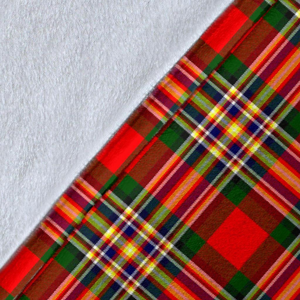 MacGill Modern Tartan Crest Blanket Wave Style