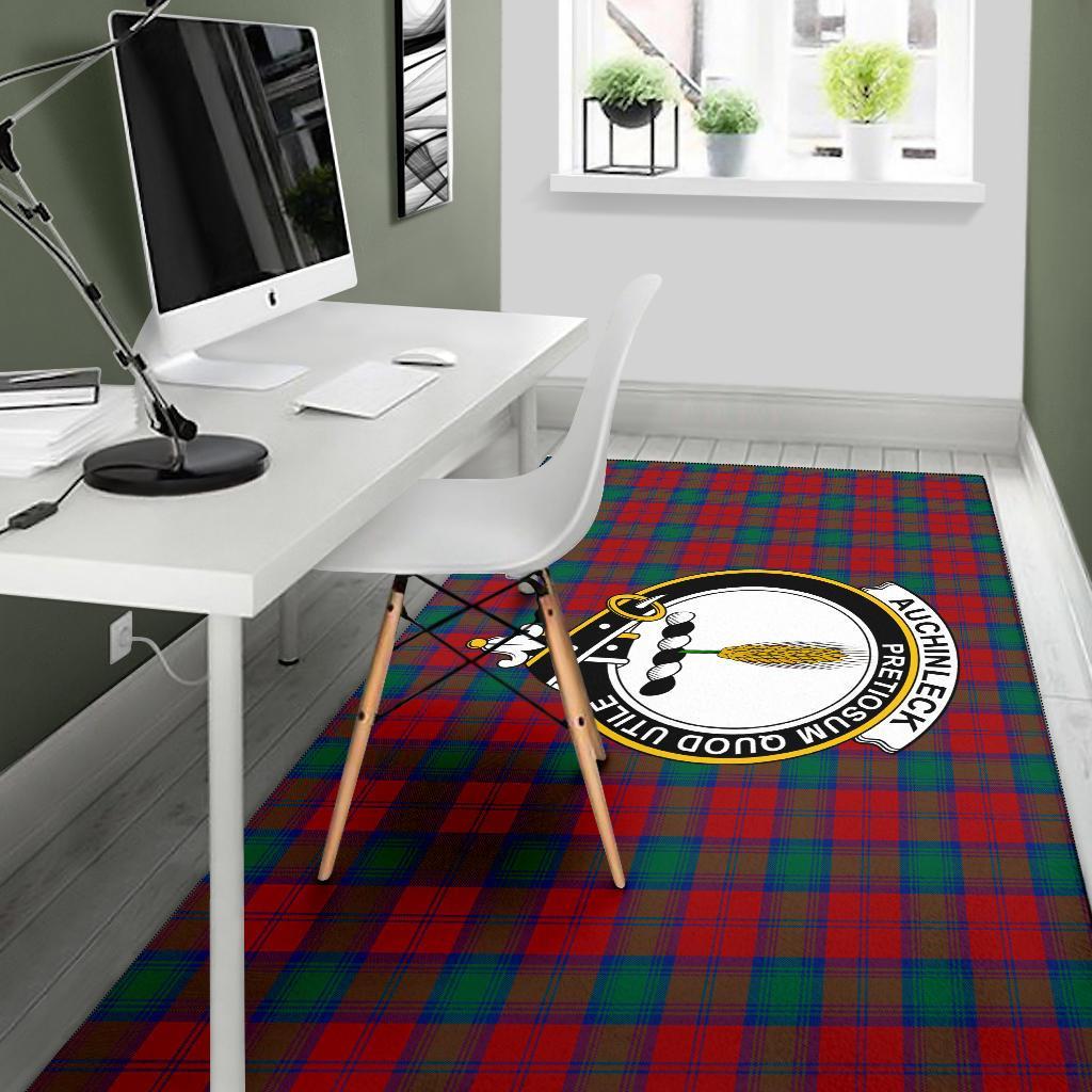 Auchinleck Tartan Crest Area Rug