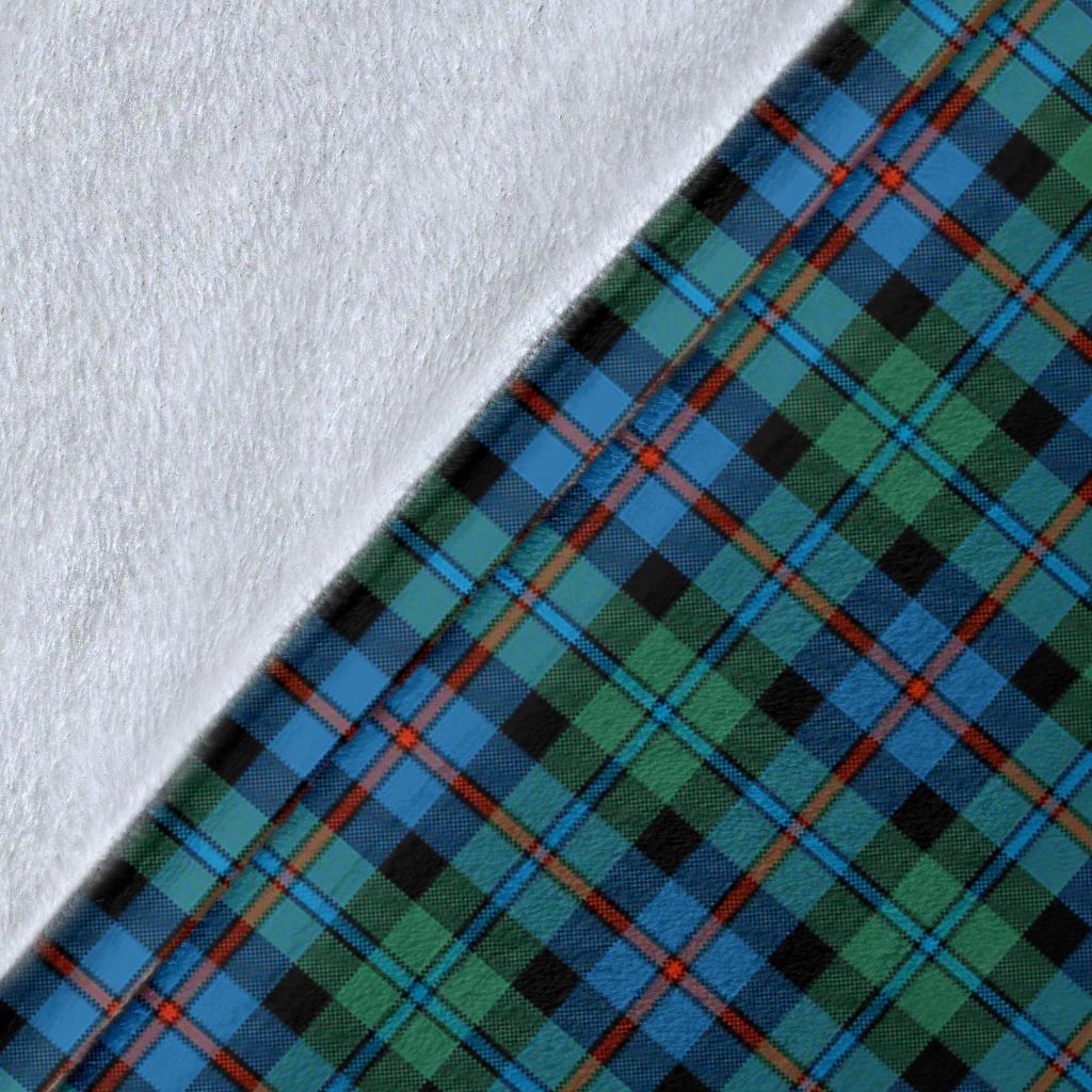Campbell of Cawdor Ancient Tartan Crest Blanket Wave Style