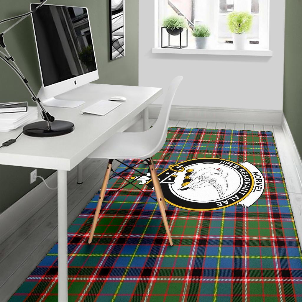 Norvel Tartan Crest Area Rug