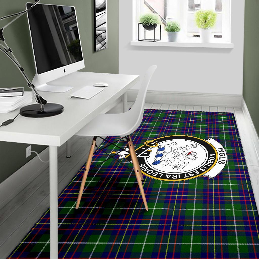 Inglis Tartan Crest Area Rug