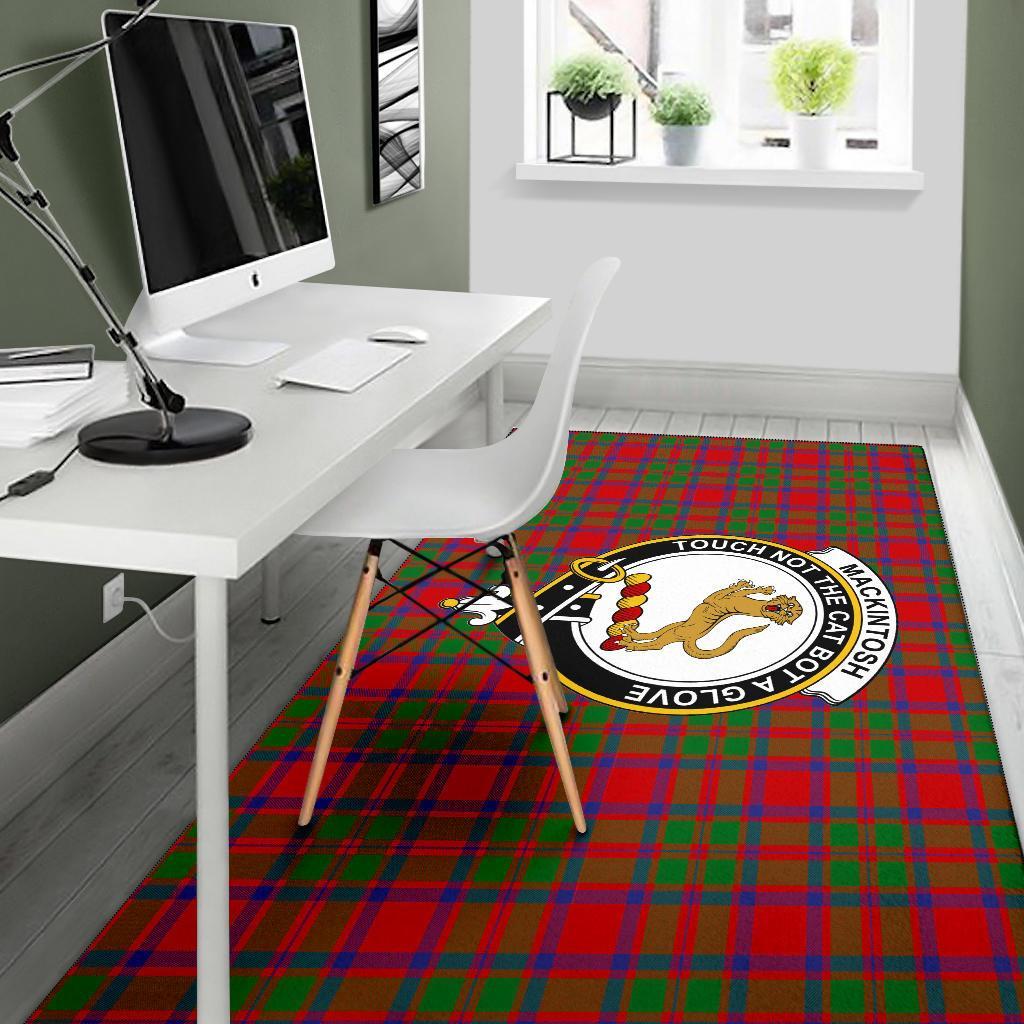 Mackintosh Tartan Crest Area Rug