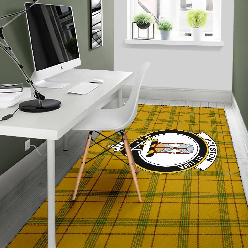 Houston Tartan Crest Area Rug