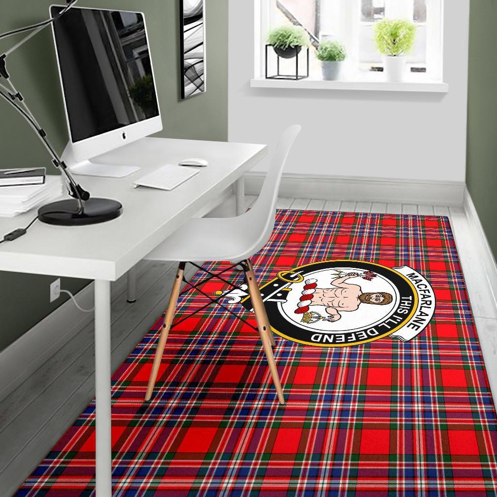 Macfarlane Tartan Crest Area Rug