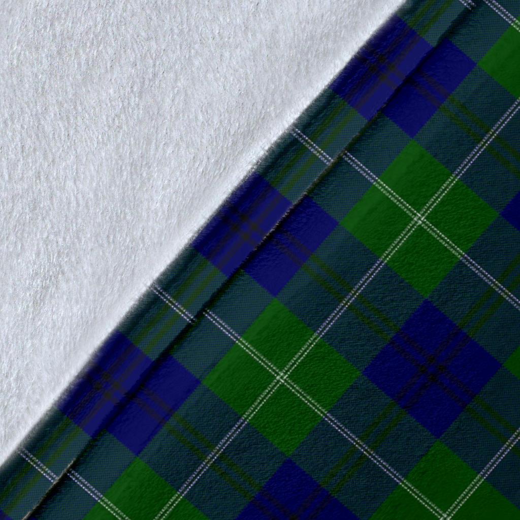 Oliphant Modern Tartan Crest Blanket Wave Style