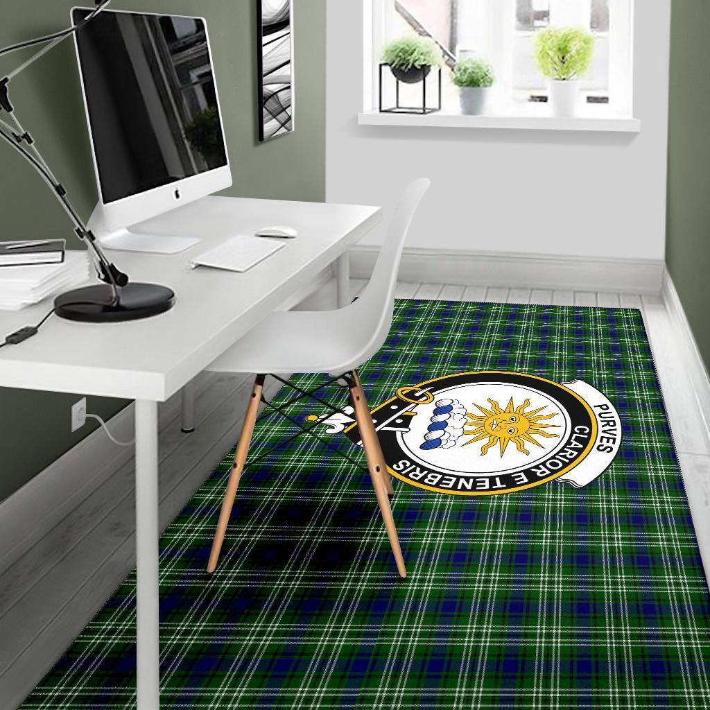 Purves Tartan Crest Area Rug